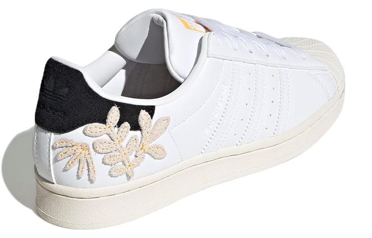adidas Женские Superstar 'Цветочные нашивки - Белый Флэш Оранжевый' Женские GZ0864