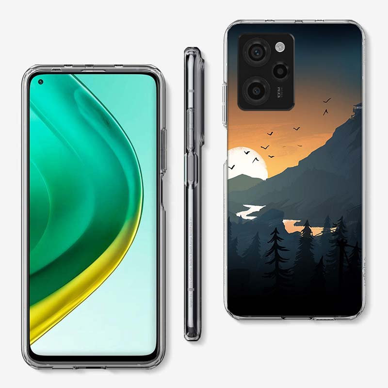 Natural poster landscape art painting Phone Case For Redmi 12 13C 12C 15C 15 9 Power 10 Prime+ 10C 10A 9T 9C 9i 9AT 9A Sport A5