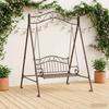 Swing Frame Antique Brown 113 x 121.5 x 168 cm Steel