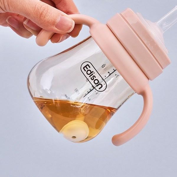 Edison PPSU и силиконовая трубочка для бутылок из нержавеющей стали, 1 комплект