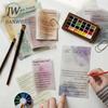 JIANWU English Handbooks Series Vintage Words Landscape Collage Scrapbooking Material Paper Creative DIY Junk Journal Stationery