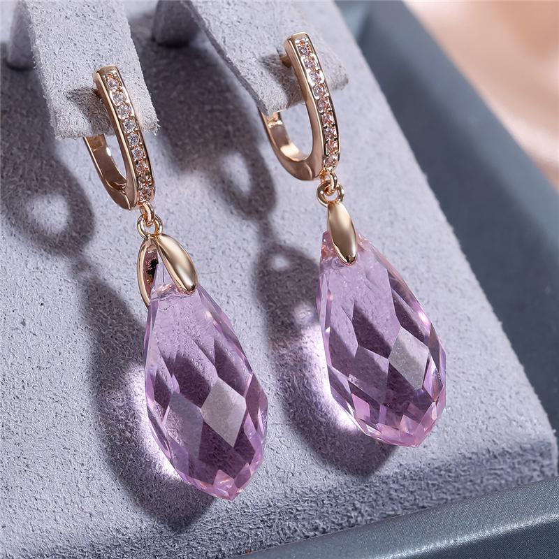 Шикарные серьги-капли, женские серьги с классическим английским замком