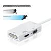 Адаптер Mini DisplayPort к VGA DVI Адаптер 4K Конвертер видеодисплея