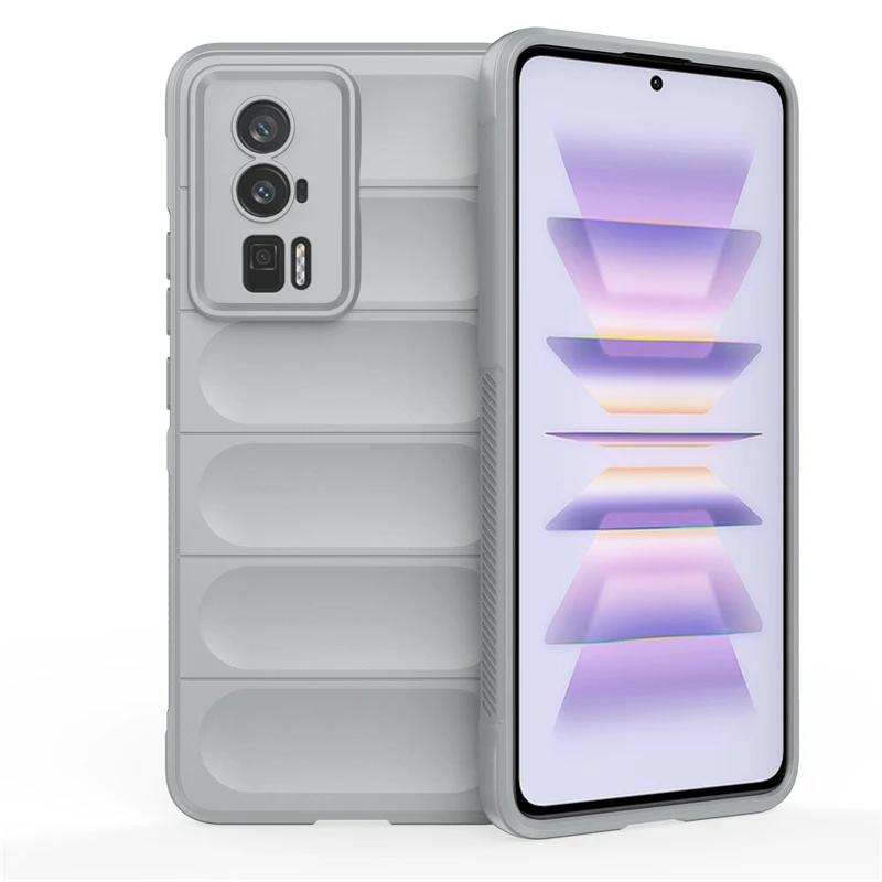 Для Xiaomi Poco F5 Pro F3 F4 GT 5G задняя крышка телефона чехол мягкий жидкий силикон противоударный защитный чехол Funda Coque