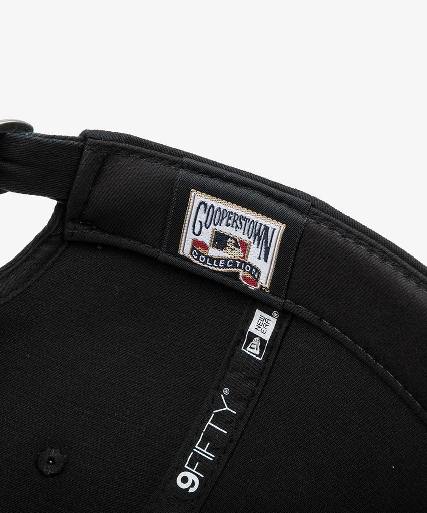 New Era МЛБ Куперстаун Нью-Йорк Янкис Большой Логотип Ретро Корона Ремень Strapback Черный
