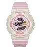 Baby-G Аналогово-цифровые Часы Женские Розовый Циферблат Кварцевые Ремешок из Смолы BA-110PD-4A 100М