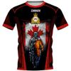 Summer Universe Sports 3D Printing Knight Templar Fashion Casual T-shirt Men's Women's Hip Hop Harajuku Casual Tops