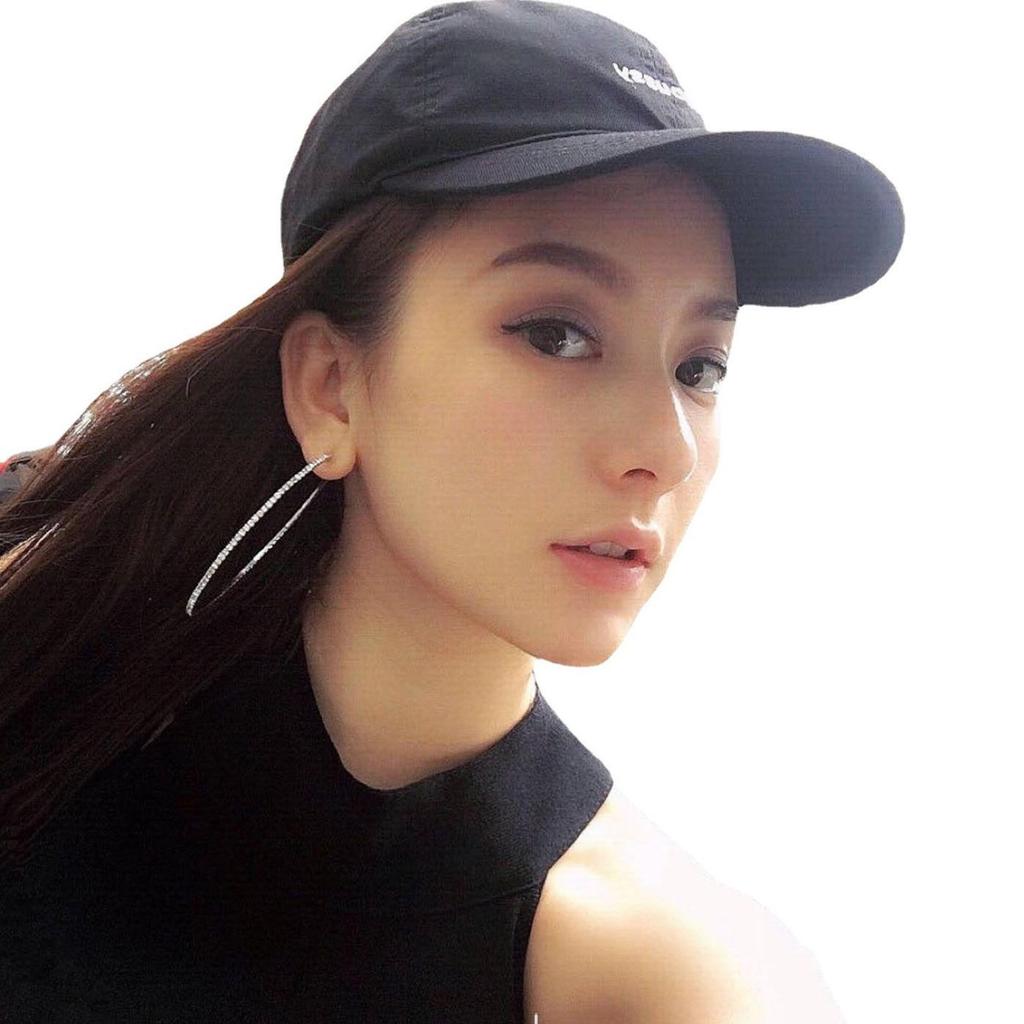 DINGKA Rhinestone Large Circle Hoop Earrings - Exaggerated Street Dance Hip Hop Style