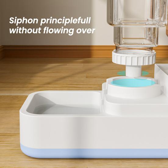 Automatic Pet Feeder And Water Dispenser 2 In 1 Cat Feeder Dish Pet Food And Water Feeder for Small Medium Pets Cat Dog Puppy