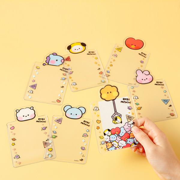 BT21 Набор обложек для фотокарточек (3шт*7Тип) Альбом Bangtan Goods Polaroid (7Тип)