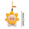 14cm Flower Elf  Doll Plush Toy Cute Figure Toys Keychain Kawaii Sunflower Elf Figures Bag Backpack Pendant Kid Gift