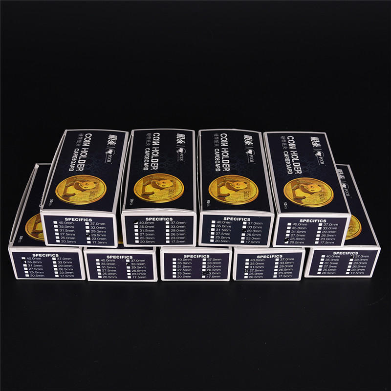 50 шт. новые белые картонные держатели для монет из майлара 2X2 с держателем для ящика для хранения NPE