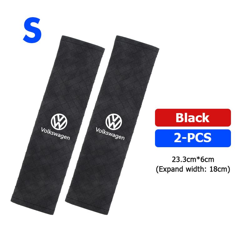 For Volkswagen VW General Motors Seat Belt Cover Adjustable Belt Shoulder Pad Scirocco Jetta Beetle Golf 4 5 6 Passat Polo B5 VG7Y3