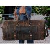 Mens&Womens Travel Bag, Full Grain Leather Duffel Bag, Personalisation Weekend Luggage Bag,Unique Christmas Gifts,Carry-on Bag