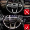 Carbon Fiber Steering Wheel Dashboard Cover Trim Kit for Jeep Grand Cherokee 21+