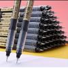 12pcs/ Box Student Neutral Liquid Ballpoint Pen Gel Pen 0.5mm Black Blue Red Writing Tools School Office Stationery