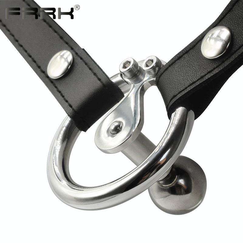 Flat Inverted Male Chastity Cage Negative Cock Cage with Tube Chastity Belt Stainless Steel Penis Rings Sissy Slave Sex Toys