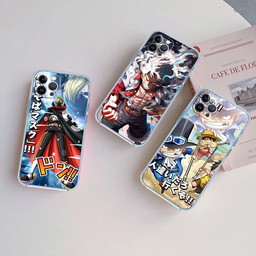 One Piece Luffy Soft Shell Transparent Phone Case for Samsung Galaxy A04 A04S A14 A23 A34 A54 M23 M33 M52 M53