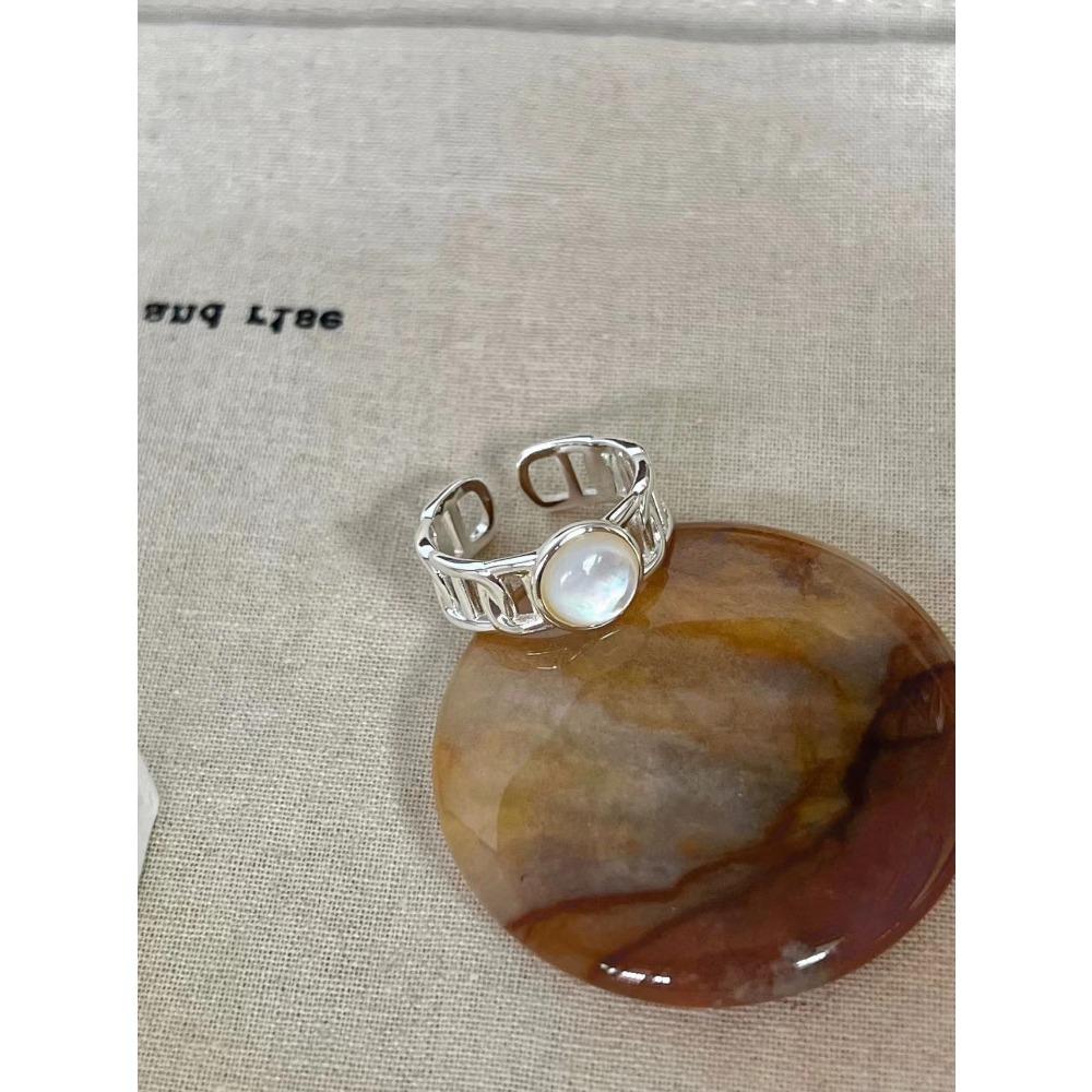 Французское ретро синее кольцо-бабочка, чувство дизайна, темперамент, личность, простое, холодное чувство, универсальное кольцо