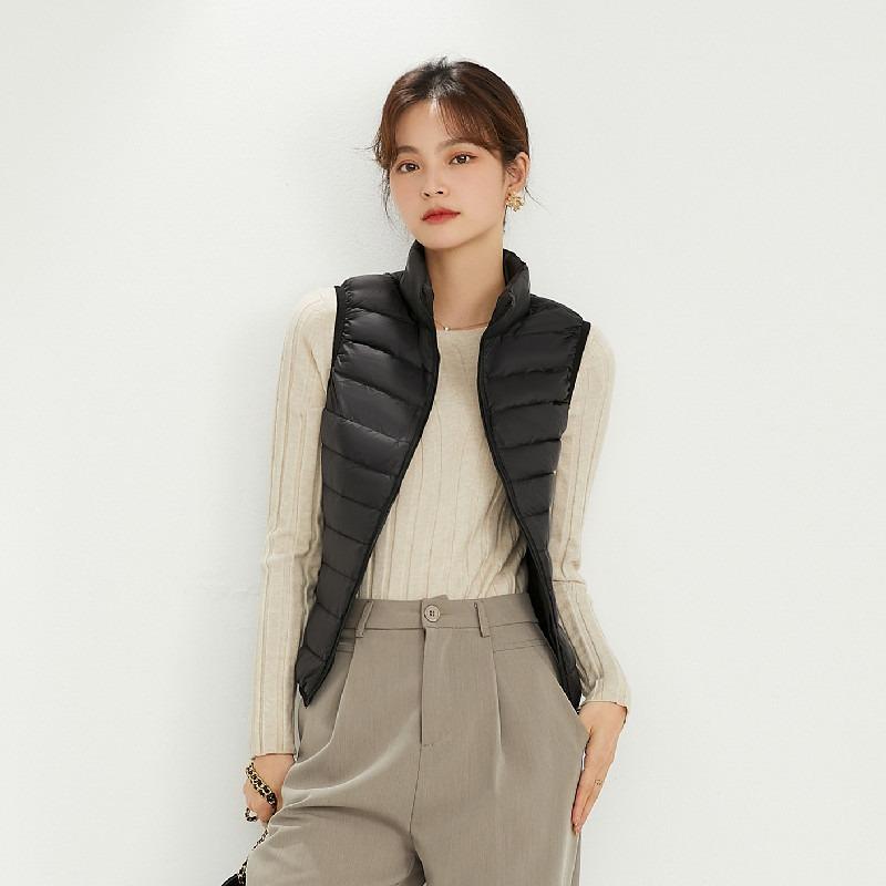 Женский новый национальный стандарт 90 пух новый легкий пуховый жилет женский жилет женская пуховая куртка универсальная осень