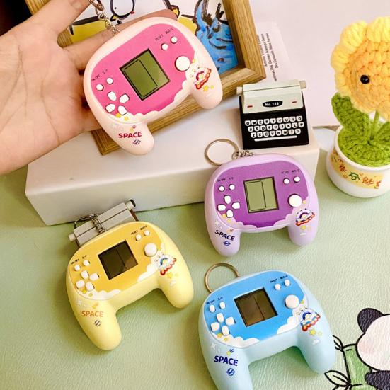 Мини Ручная Игровая Брелок-брелок Ретро Джойстик Игрушка Подвеска для Сумок Рюкзаков Креативный Электронный Гаджет Новинка Подарок для Детей Подростков Геймеров