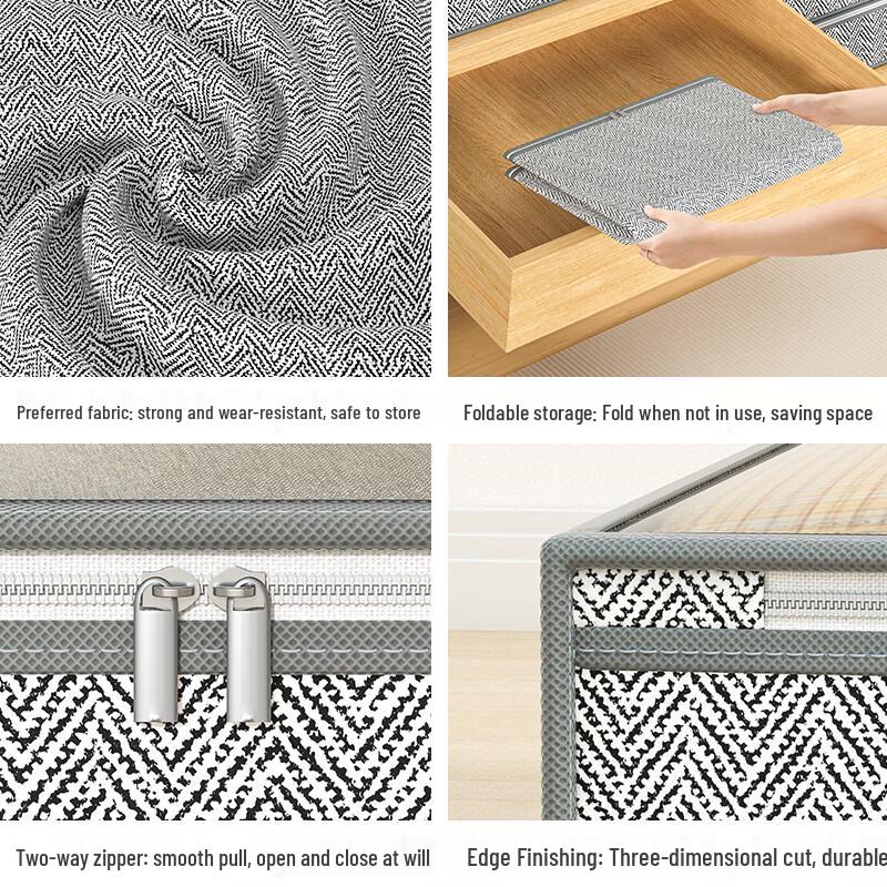 Zheji Прозрачный набор больших открывающихся контейнеров для хранения