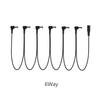 Guitar Pedal Board Daisy Chain Power Supply Cable, 3/4/5/6/8 Way Guitar Power Supply Cord Power Cable Chain for Guitar