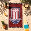 Stoke City Football Club (1) Theme Beach Towel Sand Resistant Soft And Comfortable Suitable For The Pool Camping Yoga And Diving A Travel