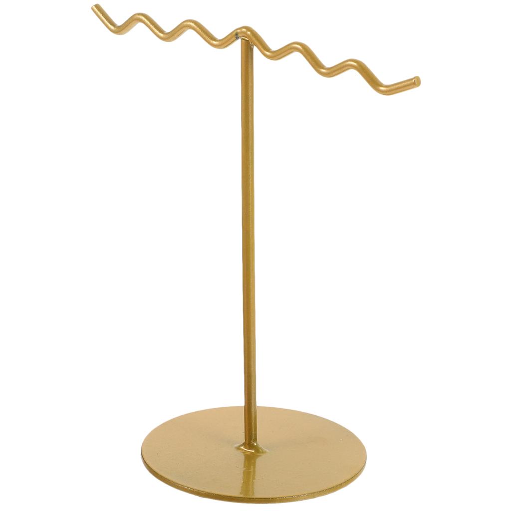 Подставка для сережек, держатель для ожерелий, органайзер для ювелирных изделий, браслет из дерева для продажи, стойка из кованого железа, ожерелья для девушек-чокеров