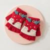 Winter Warm Knitting Mittens Breathable Fingerless Gloves Lovely Kids Gloves  Boys Girls