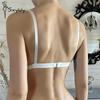 Women Lace Bra No Steel Ring Beauty Back Wrapped Chest Comfortable Daisy Brassiere Stretch Triangle Cup Padded Underwear