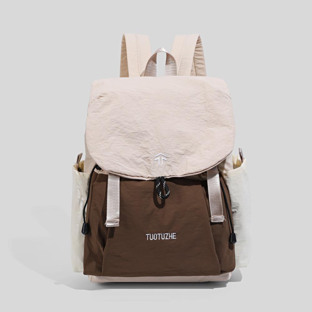 Fashion Large Capacity Lightweight Backpack Casual Design Simple Portable Travel Bag Waterproof Preppy Style Backpack School