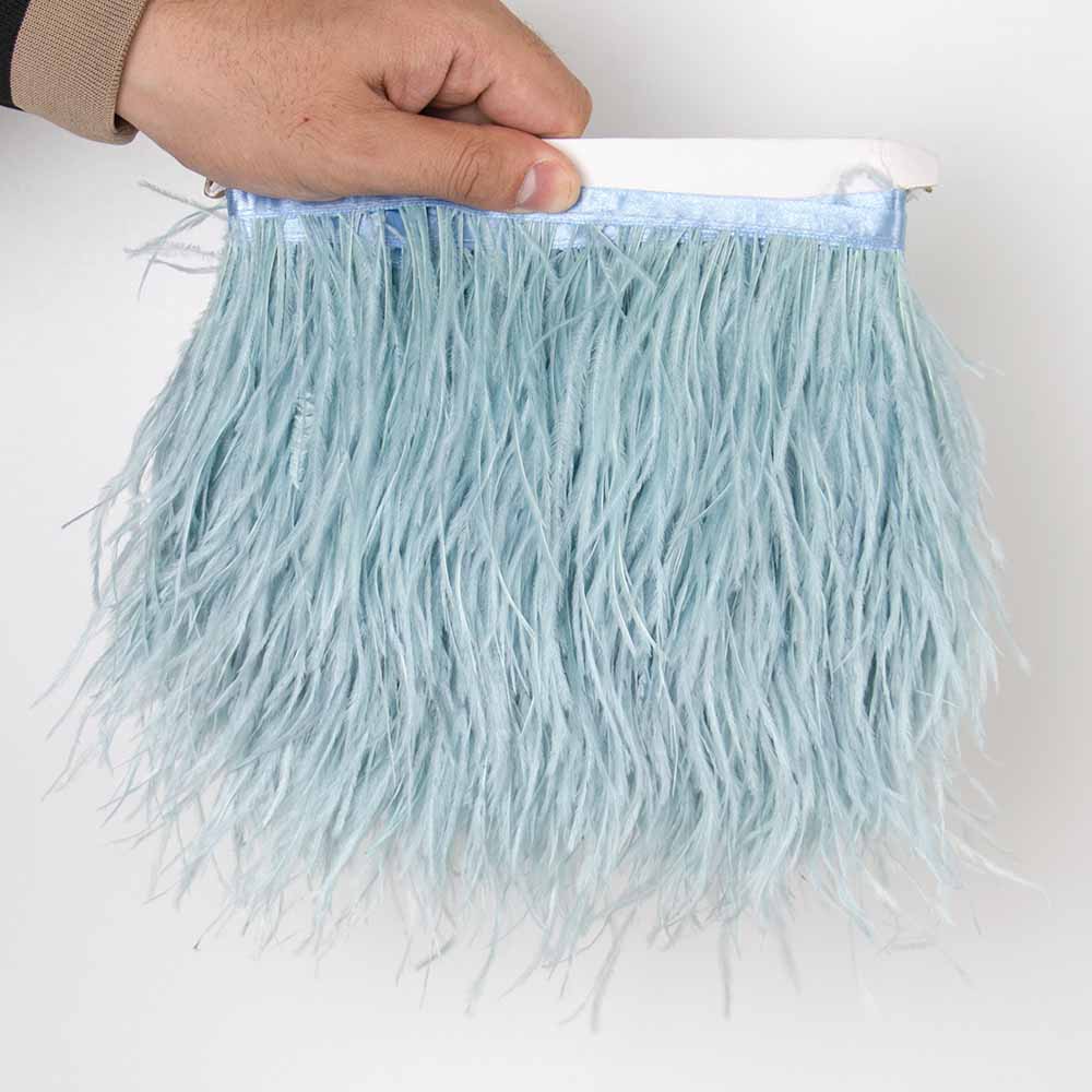 Перо 1 метр Красная отделка из страусиных перьев на тесьме Ленточная бахрома 8-10 см Ткань Юбка Швейные принадлежности Украшение для платья и одежды