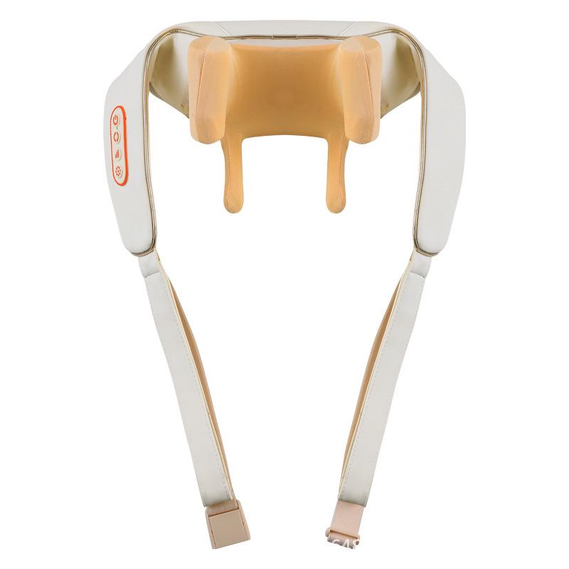 Перезаряжаемый портативный массажер для трапециевидных мышц и шейного отдела позвоночника для надавливания и разминания