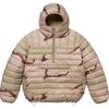 Supreme FW24 НЕДЕЛЯ10 Полумолния с капюшоном из микропуха Пуловер Унисекс SUP-FW24-176