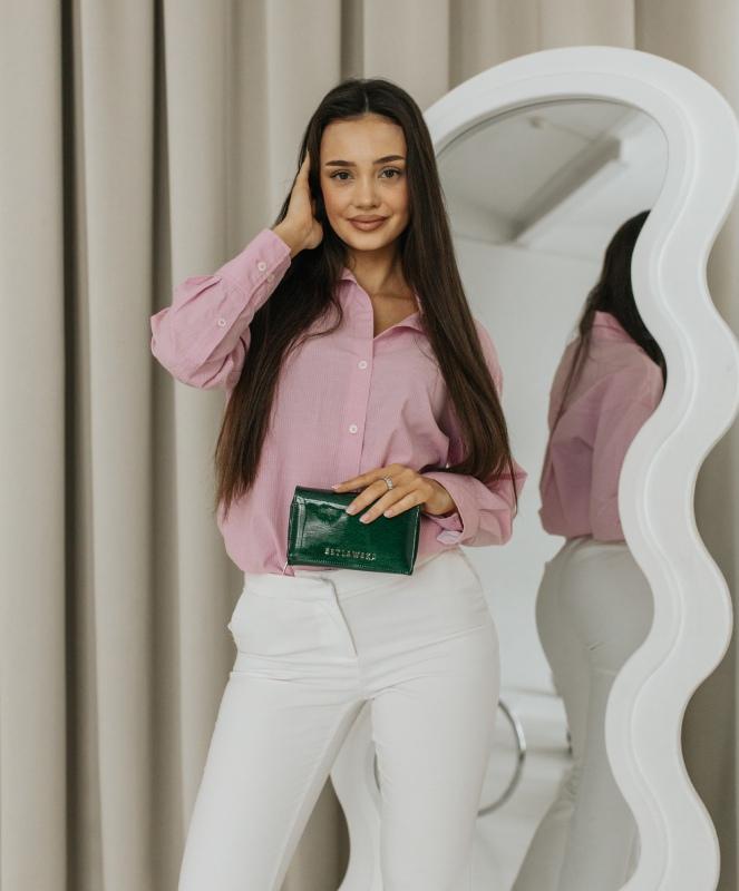 ZBPD-BS-513 GREEN ROYAL Women' Wallet +CERTIFICATE