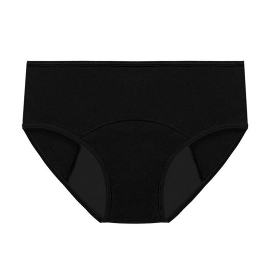 Хлопковые трусики-хипстеры для женщин, мягкие, с полной посадкой, со средней посадкой, менструальное белье для обильных выделений, непротекаемые, менструальные трусы