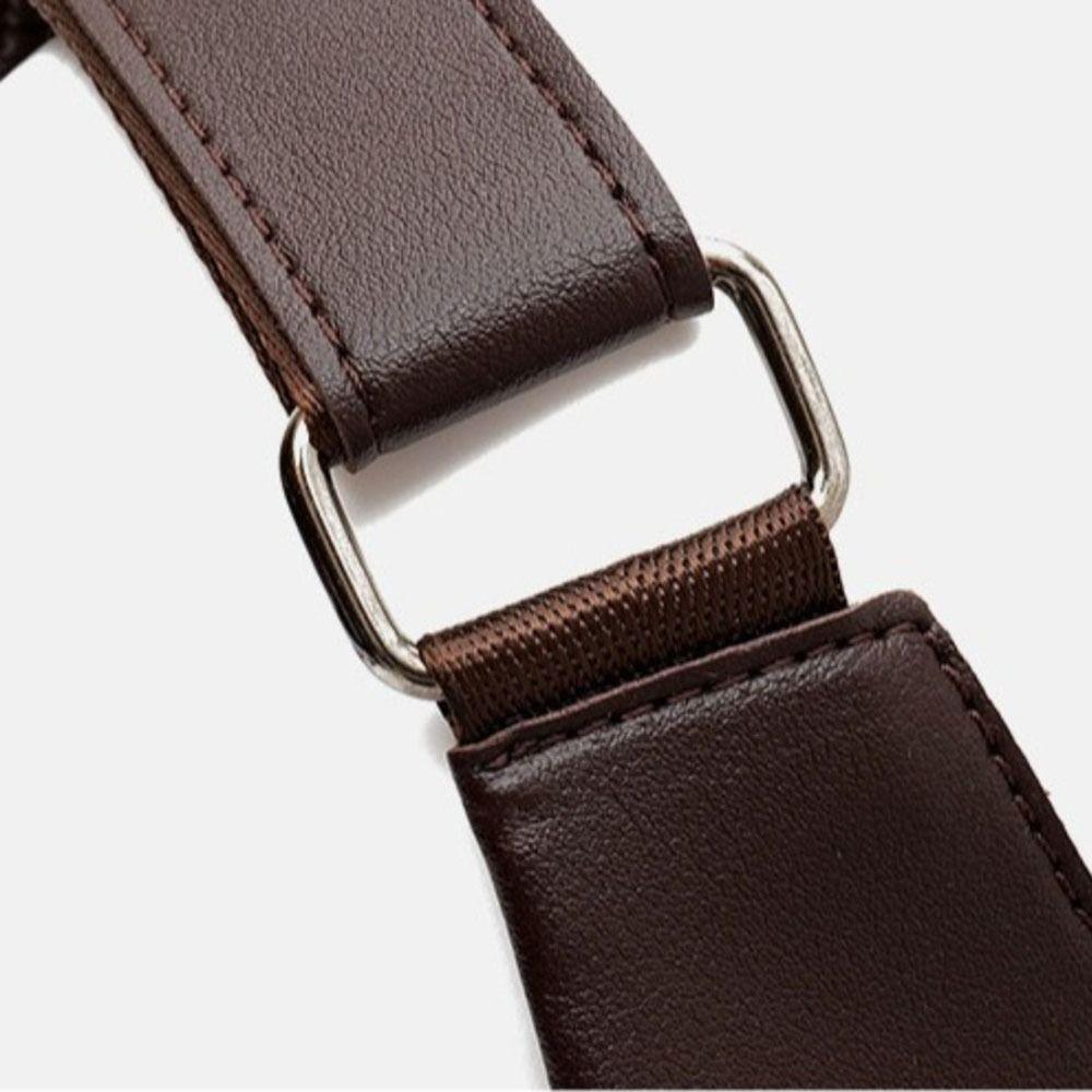 Luxury Mobile Phone Purse Leather Strap Double Shoulder Pouch Underarm Strap Wallet Pocket Wallet