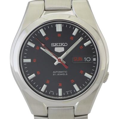 Унисекс SNK617K1 (Seiko5 SS BK RD) часы