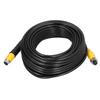 50ft 4Pin Car Video Extension Cable with Waterproof Shielded for CCTV Rearview Camera Truck Trailer