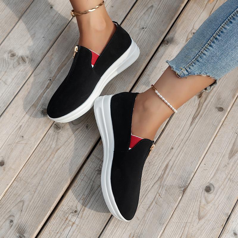 Women's Fashion Outdoor Plus Size Casual Lazy Shoes Summer Women's Board Shoes Flat Shoes