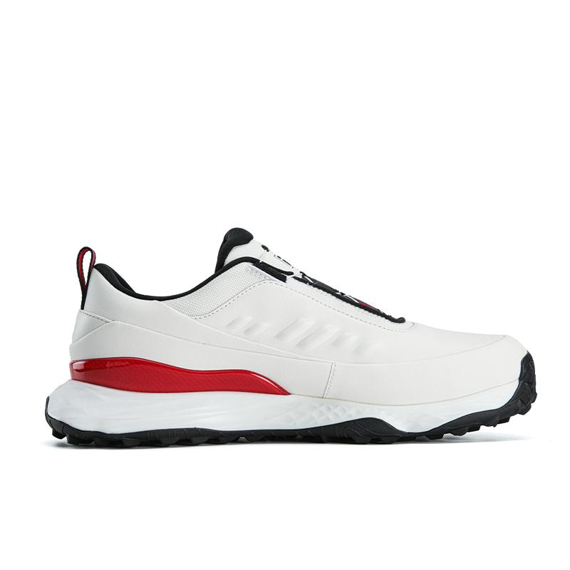 Мужские кроссовки FILA Golf Устойчивые к истиранию, Дышащие, Легкие, Низкие, Обувь для гольфа, Мужская, Ярко-белый