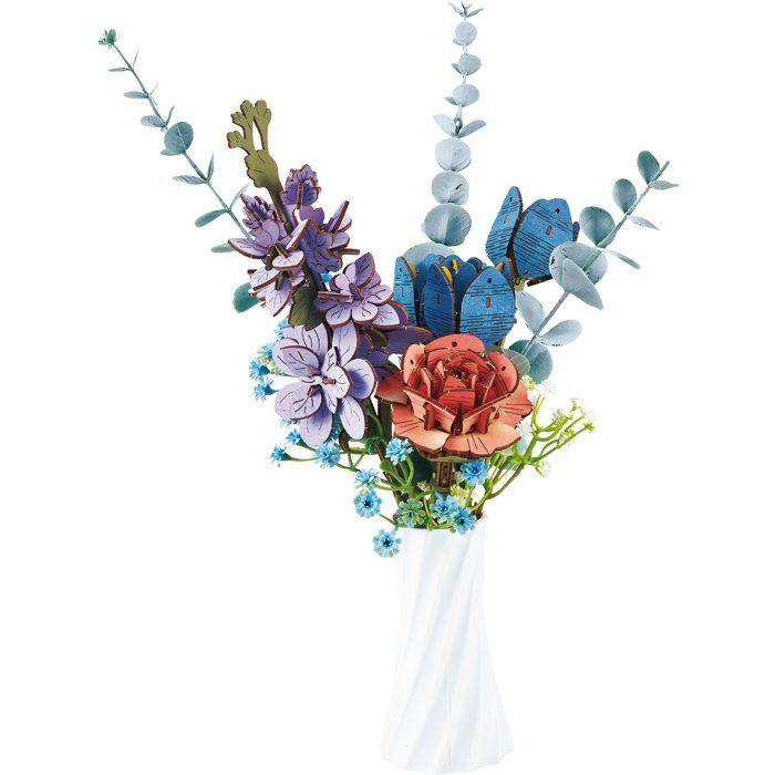 Book Nook - Kit DIY a construire Maquette 3D Serre Livre - Petit bouquet Green Nook - 20 x 18 x 30 cm
