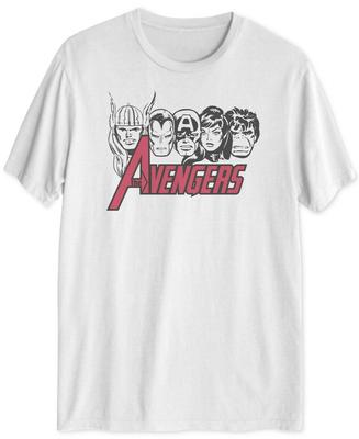 Новая мужская футболка Marvel Мстители Белая с круглым вырезом с коротким рукавом с графическим принтом M