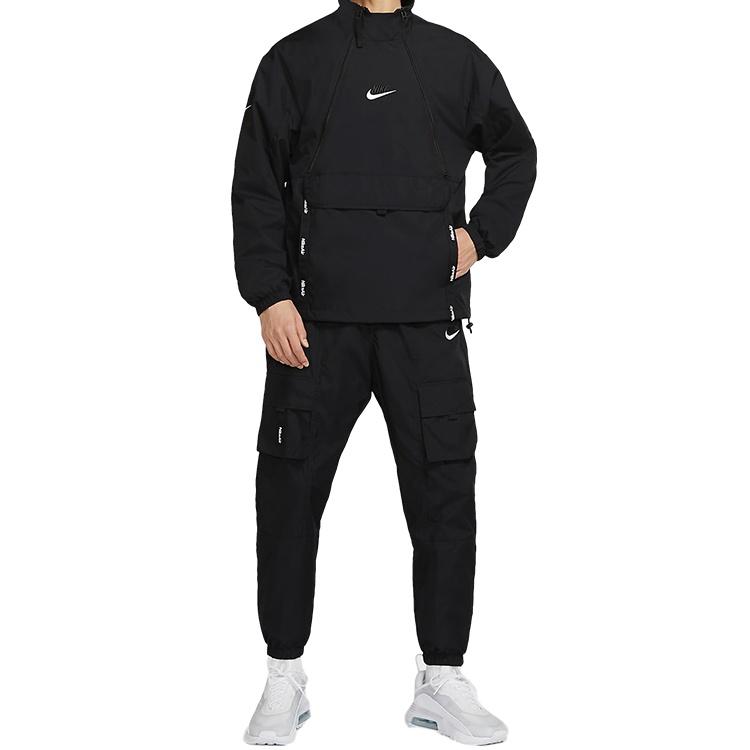 Nike Air Athleisure Casual Sports Jacket Black Men's CU4119-010
