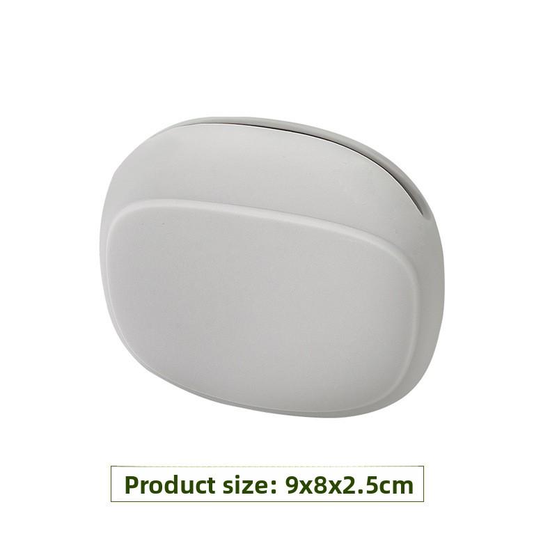 Silicone Earphone Storage Box Portable Cable Organizer for Headphones and Wires Modern Minimalist Design 1L Capacity Green, Gray, Pink Options