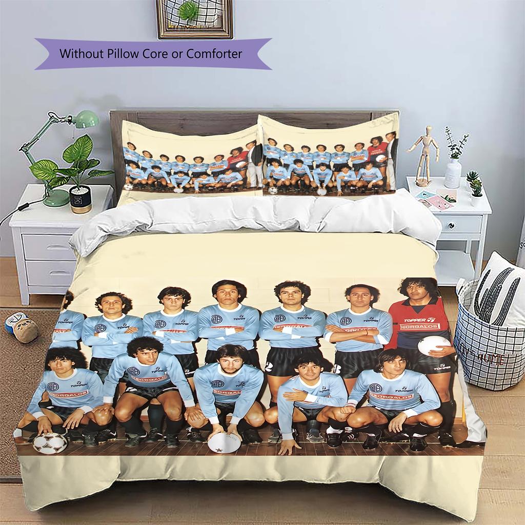 Belgrano Athletic Club Pattern Bedding Home Decoration Birthday Gift (1 * duvet cover + 2 * pillowcase, without core)