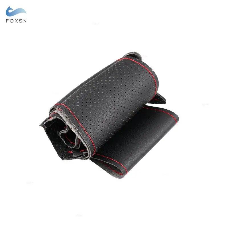 Оплетка на руль для Mazda 3 Axela CX-30 CX30, автомобильный интерьер, рулевое колесо, перфорированный кожаный чехол из микрофибры