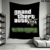 Custom Gta6 Wall Hanging Printed Fabric Blanket Decorative Tapestries for Bedroom Living Room Home Decor
