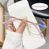 Ladies Blue Light Blocking Reading Glasses Diamond Cutting Rimless Far Sight Eyeglasses Finished Hyperopia Presbyopic Eyewear